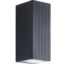 Applique murale extérieure LED verticale avec surface nervurée