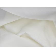 Gros plan sur un tissu blanc