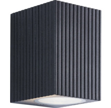 Rechteckige Wandleuchte mit gerippter Oberfläche