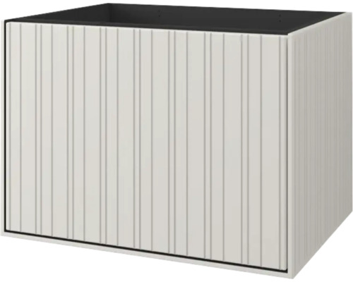 Rechteckiger Pflanzkasten mit vertikalen Streifen