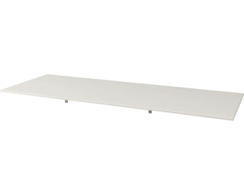 Jungborn Waschtischplatte SEIMILA 121 x 1 x 46 cm weiss matt Regalboden mit Halterungen