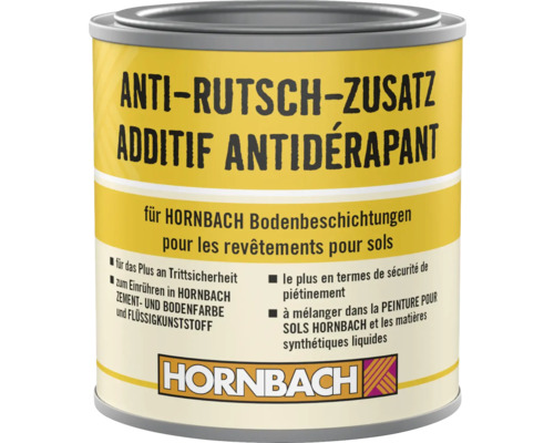 Additif antidérapant HORNBACH incolore 0,1 l Boîte d''additif antidérapant pour revêtements de sol Hornbach