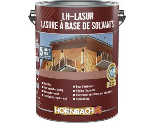 Lasur auf Lösemittelbasis für den Aussenbereich im Farbeimer