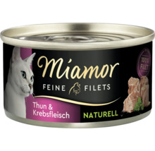 Aliment pour chat Miamor Filets fins au thon et à la chair de crabe en conserve