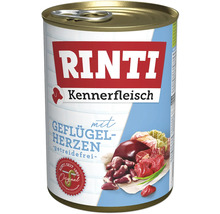 Boîte de nourriture pour chiens Rinti aux cœurs de volaille