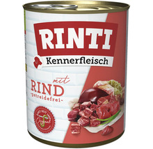 Boîte de nourriture pour chiens Rinti au bœuf sans céréales