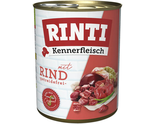 Hundefutter nass RINTI Rind pur 400 g Hundefutter nass RINTI Rind pur 400 g