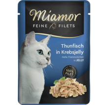 Miamor Filets Délicats nourriture pour chats Thon en gelée de crabe