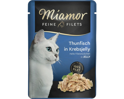 Nourriture humide pour chats Miamor filets fins de thon dans une gelée au crabe 1 paquet 100 g Nourriture humide pour chats Miamor filets fins de thon dans une gelée au crabe 1 paquet 100 g