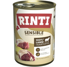 Rinti Sensible Hundenassfutter mit Lamm und Kartoffel in einer Konservendose