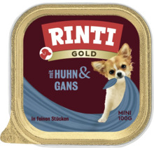Rinti Gold Mini aliments pour chiens au poulet et à l''oie, 100 grammes