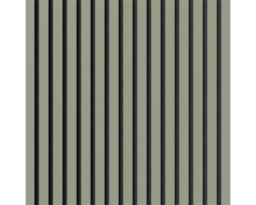 Panneau mural avec structure à lamelles