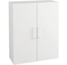 Meuble haut blanc avec deux portes