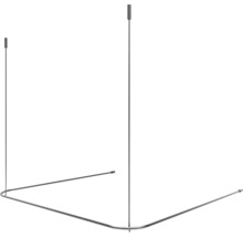 Tringle à rideau de douche d''angle