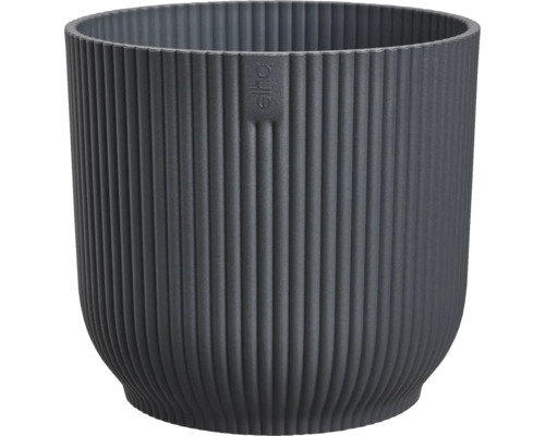 Gerillter Blumentopf aus Kunststoff