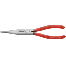 Knipex Flachrundzange mit roten Griffen