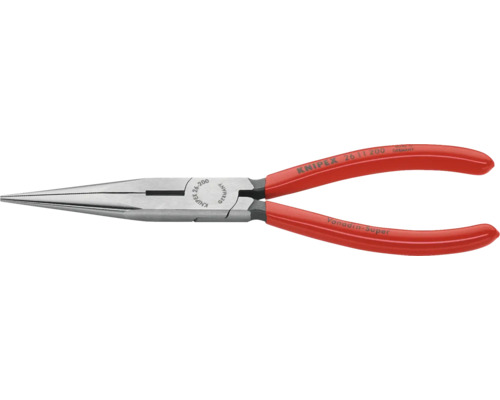 Knipex Flachrundzange mit roten Griffen