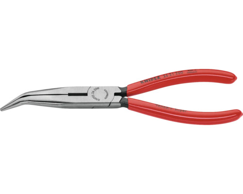 Knipex Spitzzange, gebogen, für präzises Greifen und Schneiden