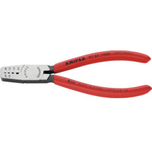 Pince à sertir les embouts de câbles Knipex avec poignée rouge