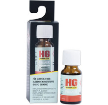 HG Primer für schwer zu verklebende Kunststoffe in Verpackung und Flasche