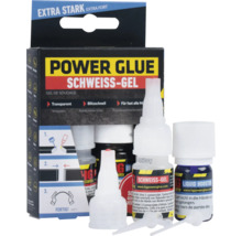 Power Glue Schweiß-Gel Set mit Flüssig-Booster und Auftragehilfe