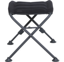 Tabouret pliant avec revêtement en tissu et cadre métallique