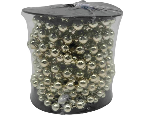Guirlande décorative avec perles dans un récipient en plastique