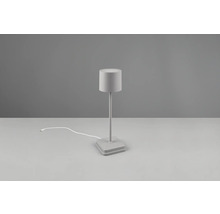 Lampe de table en métal avec abat-jour cylindrique