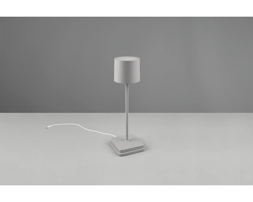 Lampe de table en métal avec abat-jour cylindrique