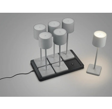 Six lampes de table LED sans fil avec station de charge