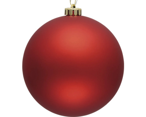Pendentif boule de Noël rouge