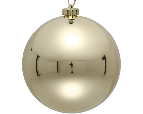 Boule de Noël dorée
