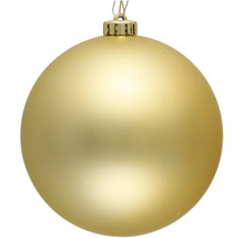 Boule de Noël dorée pour la décoration