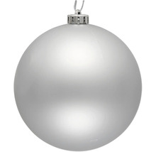 Boule de Noël argentée