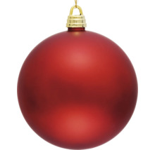 Boule de Noël rouge à suspendre