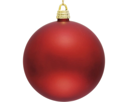 Boule de Noël rouge à suspendre