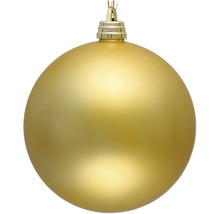 Boule de Noël dorée à suspendre