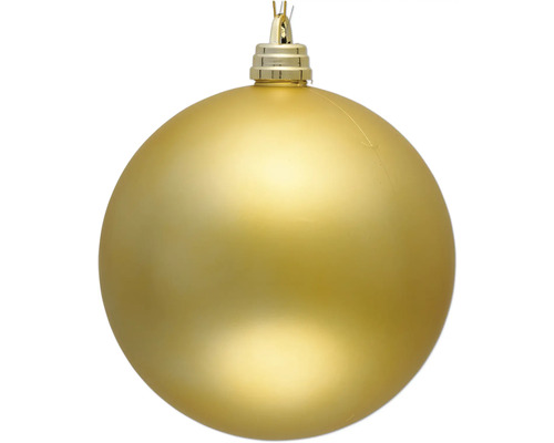 Boule de Noël dorée à suspendre