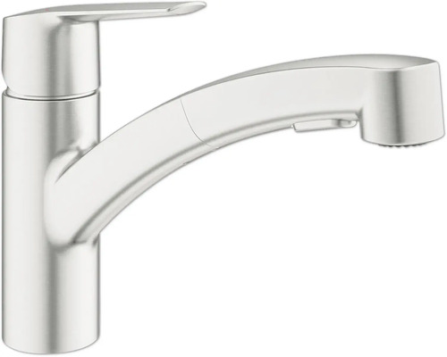 Robinet de cuisine avec douchette Grohe Quickfix Start 2021 supersteel mat 30307DC1 Robinet de cuisine avec douchette extractible