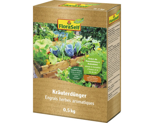 FloraSelf Kräuterdünger 0,5 kg Packung