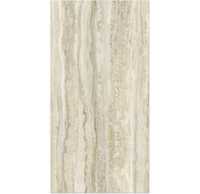 Carreau en travertin avec veinures naturelles