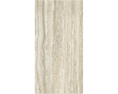 Carreau de travertin avec grain naturel