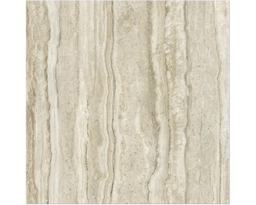 Carreau de sol carré aspect travertin