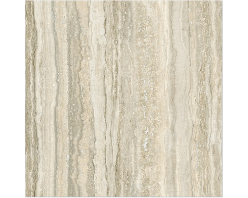 Carreau de travertin avec veinures