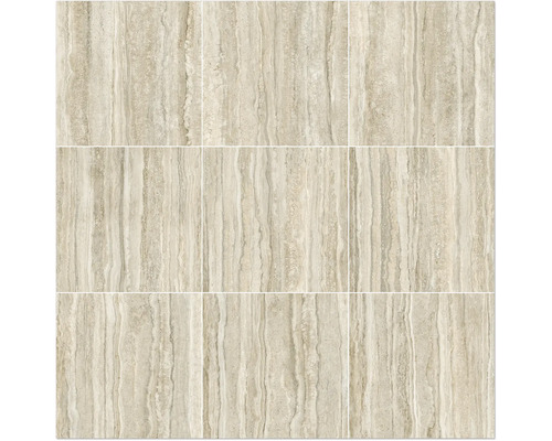 Neuf carreaux à rayures