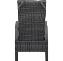 Fauteuil de jardin en rotin avec coussin
