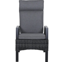 Fauteuil de jardin avec dossier haut et rembourrage