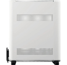 Elektrischer Heizkörper mit perforierten Lüftungsschlitzen