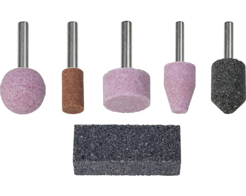 Wolfcraft Aluminiumoxid Schleifkörper Set 5-tlg