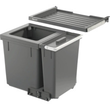 Poubelle Müllex avec deux récipients et système coulissant